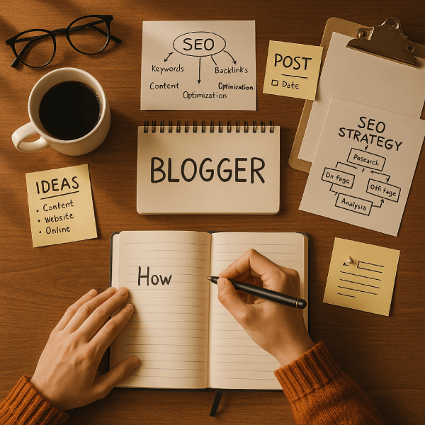 Blogging Platform With SEO Tools Visual